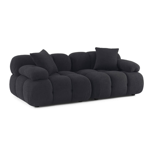 Calliope 79 Vegan Shearling Modular Loveseat by TOV L69305