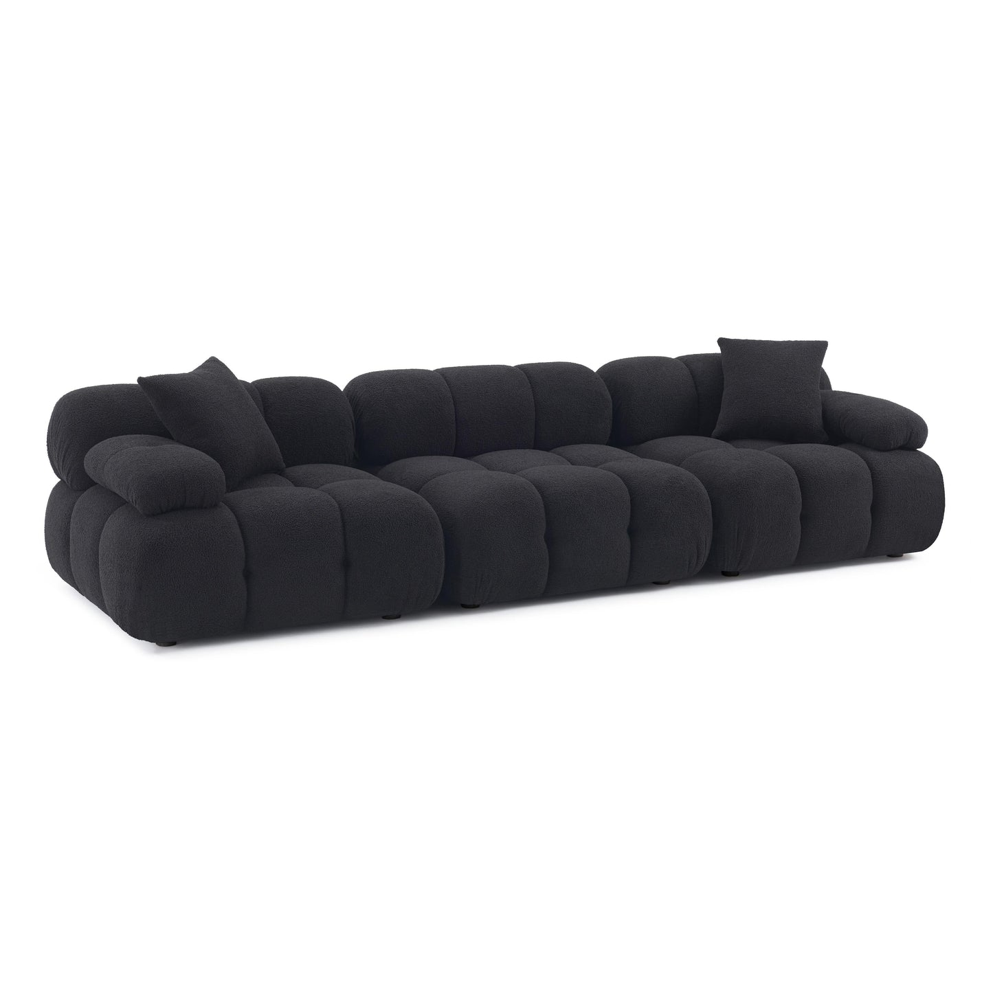 Calliope 118 Vegan Shearling Modular Sofa by TOV L69306