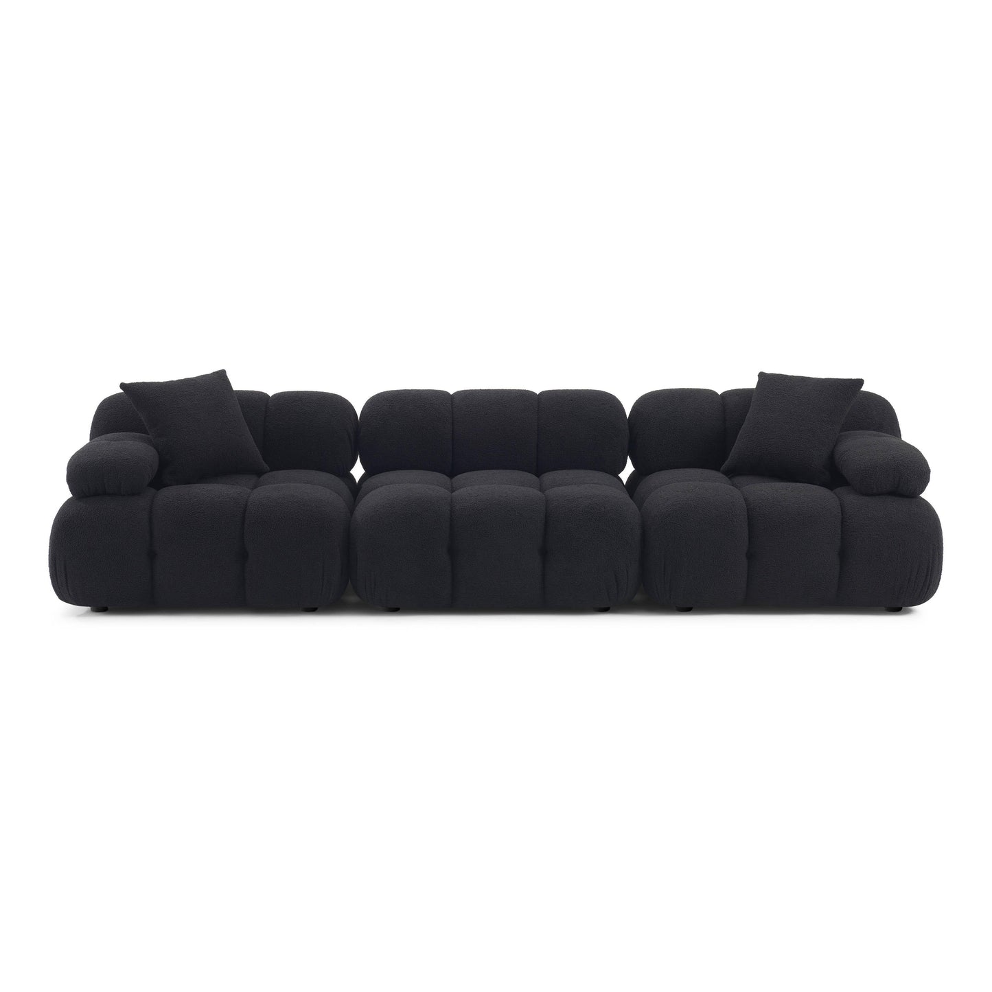 Calliope 118 Vegan Shearling Modular Sofa by TOV L69306