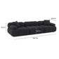 Calliope 118 Vegan Shearling Modular Sofa by TOV L68924