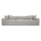 Mindy 115 Chenille Basketweave Modular Sofa by TOV L69317 So