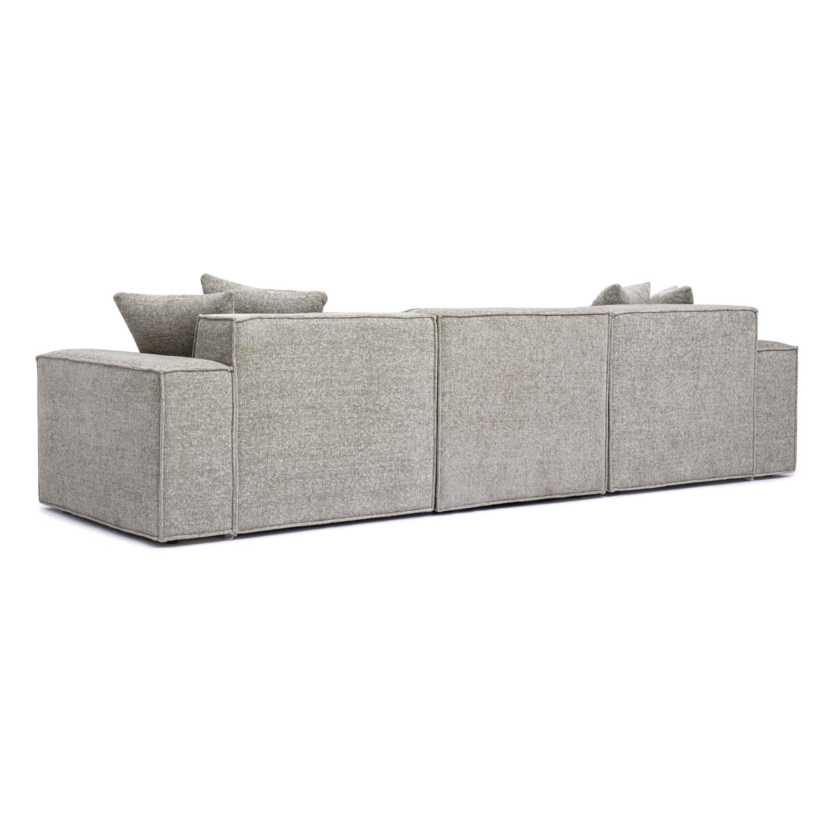 Mindy Taupe Performance Chenille Basketweave Modular Sofa by TOV Furniture – photo 4 of 6