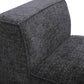 Mindy Chenille Basketweave Modular Armless Chair by TOV L69316 Ac