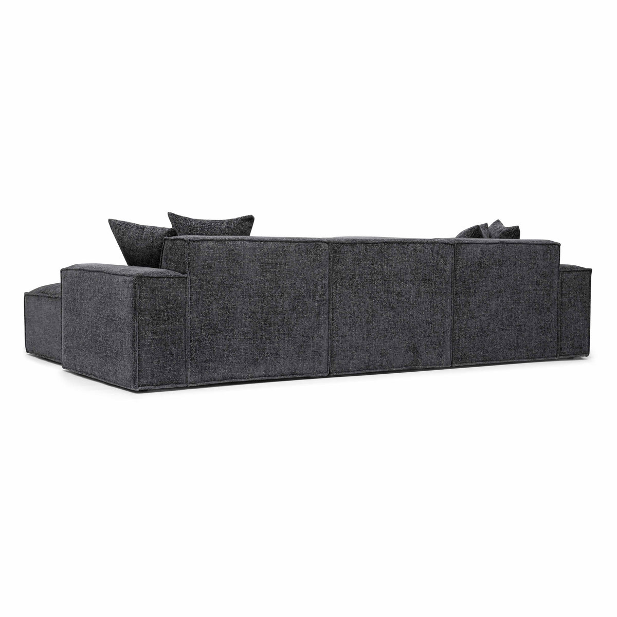 Mindy Charcoal Performance Chenille Basketweave Modular Sectional by TOV Furniture – photo 4 of 6