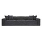 Mindy 115 Chenille Basketweave Modular Sofa by TOV L69319 So