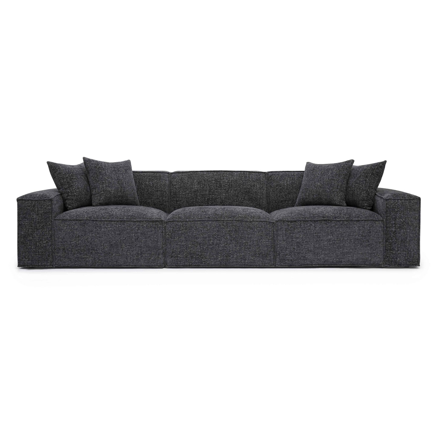 Mindy 115 Chenille Basketweave Modular Sofa by TOV L69319 So
