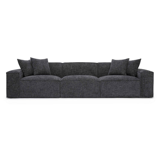 Mindy 115 Chenille Basketweave Modular Sofa by TOV L69319 So