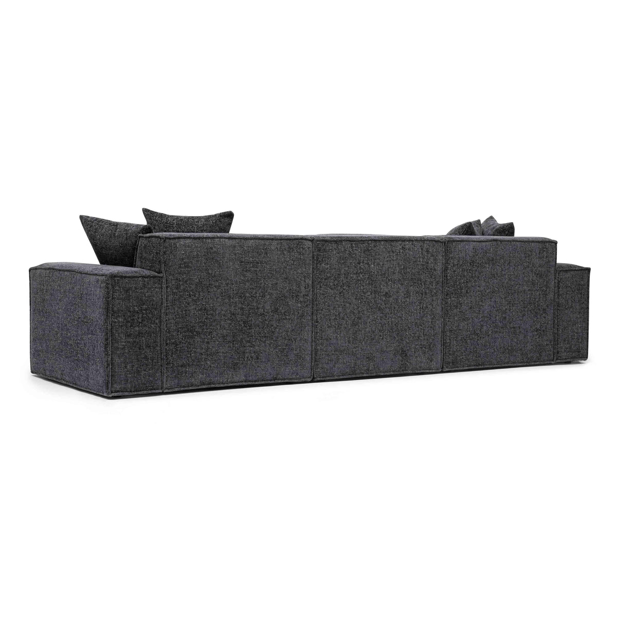 Mindy Charcoal Performance Chenille Basketweave Modular Sofa by TOV Furniture – photo 4 of 6