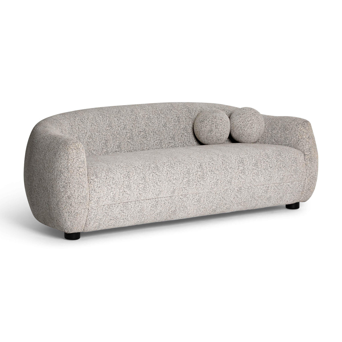 Judy 80" Black and White Woven Performance Fabric Sofa by TOV Furniture – photo 1 of 8