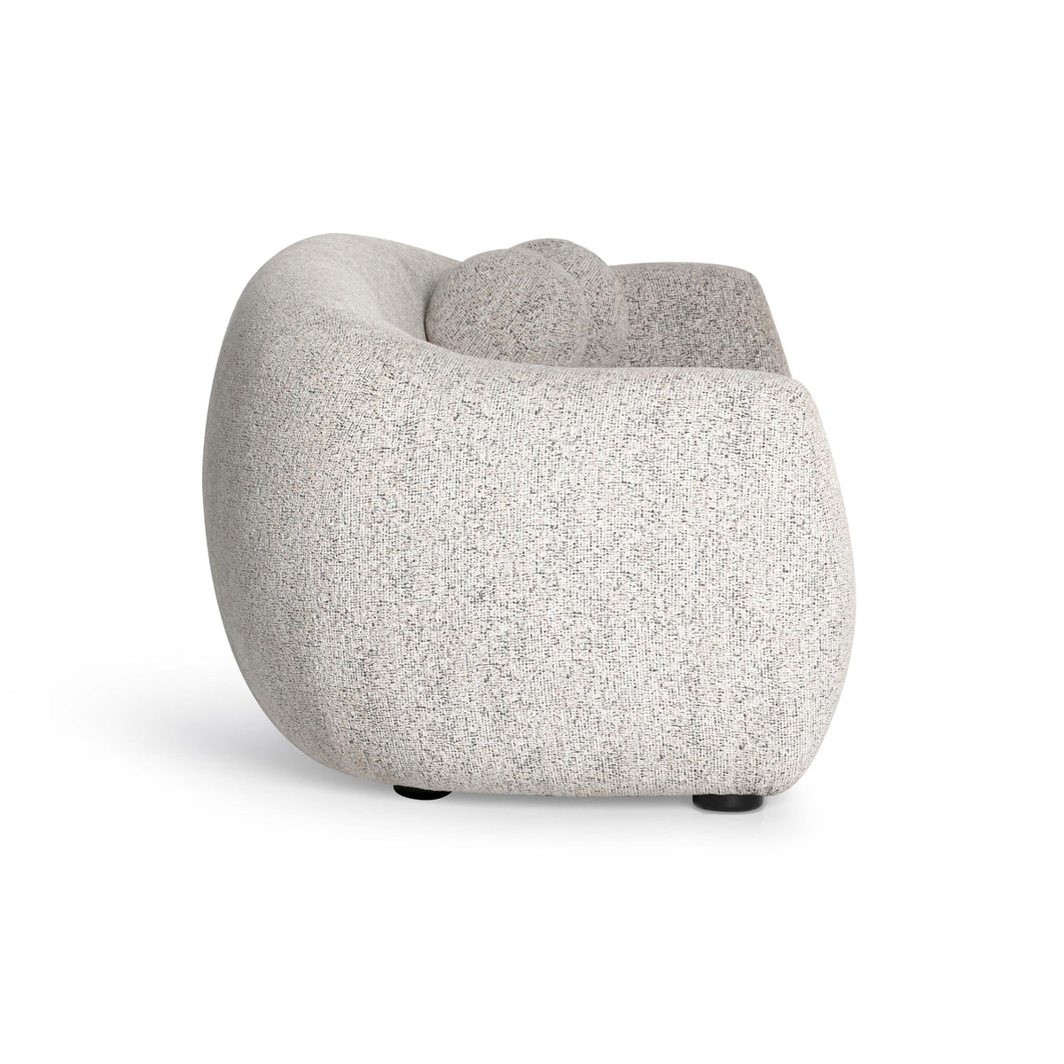 Judy 80" Black and White Woven Performance Fabric Sofa by TOV Furniture – photo 4 of 8