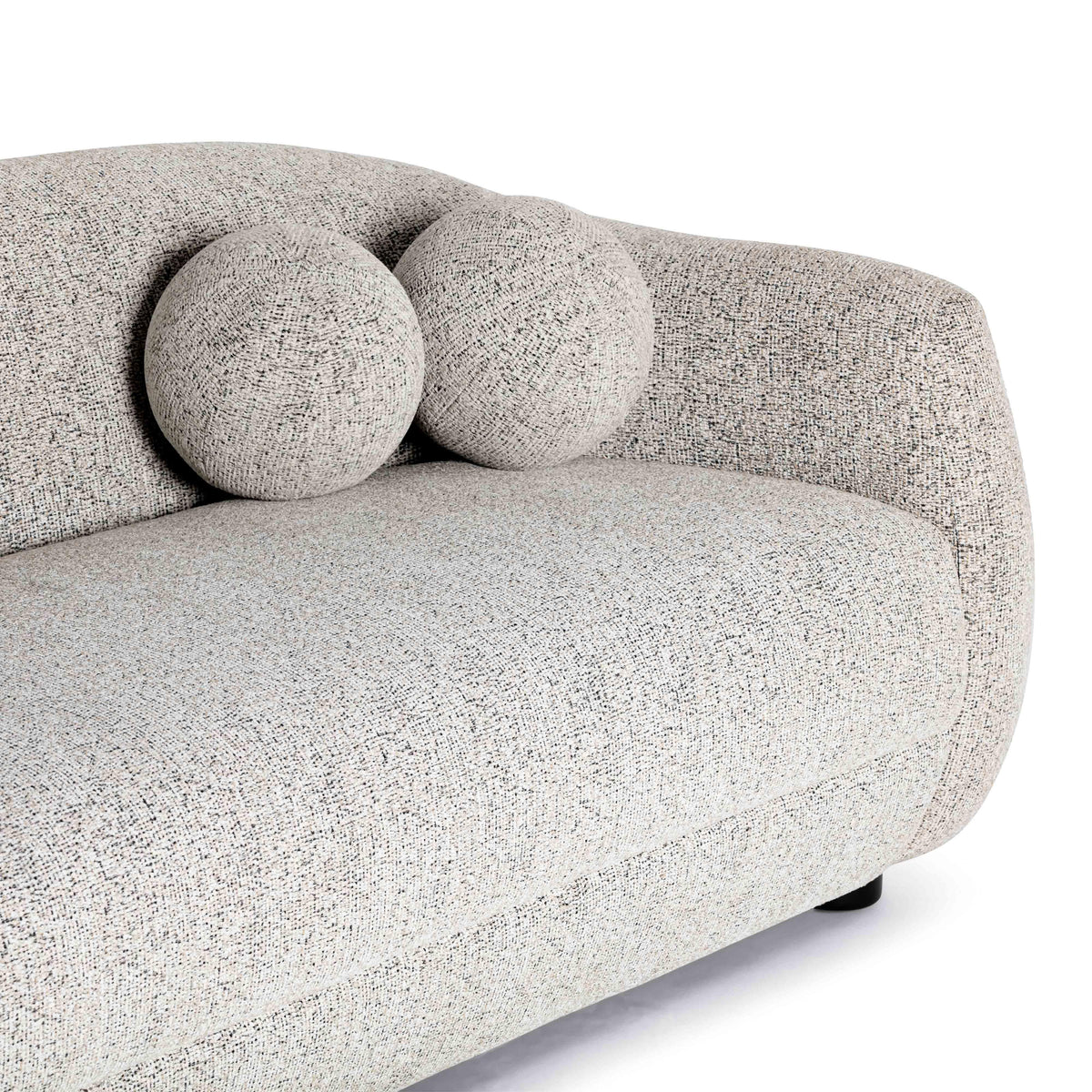 Judy 80" Black and White Woven Performance Fabric Sofa by TOV Furniture – photo 6 of 8