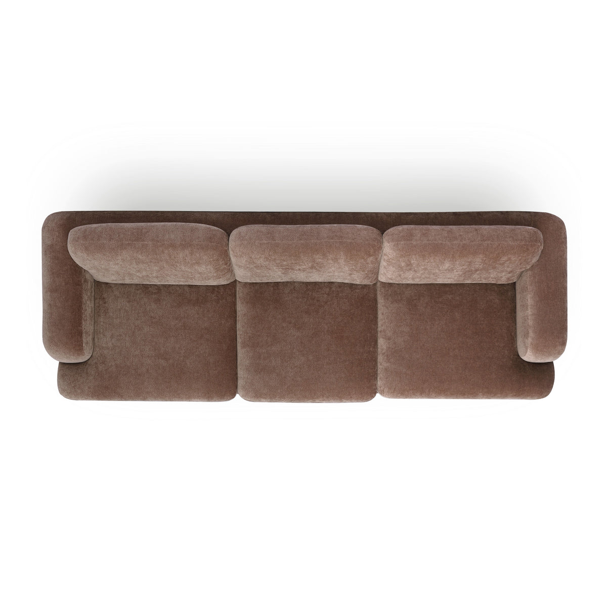 Halsey 102" Brown Textured Fabric Sofa by TOV Furniture – photo 6 of 7