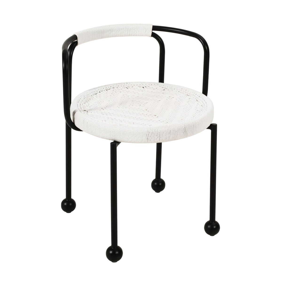 Pansy Cream Outdoor Dining Chair by TOV Furniture – photo 3 of 8