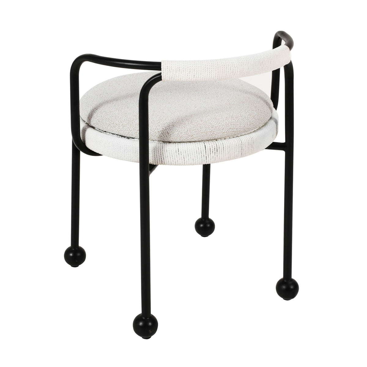 Pansy Cream Outdoor Dining Chair by TOV Furniture – photo 5 of 8