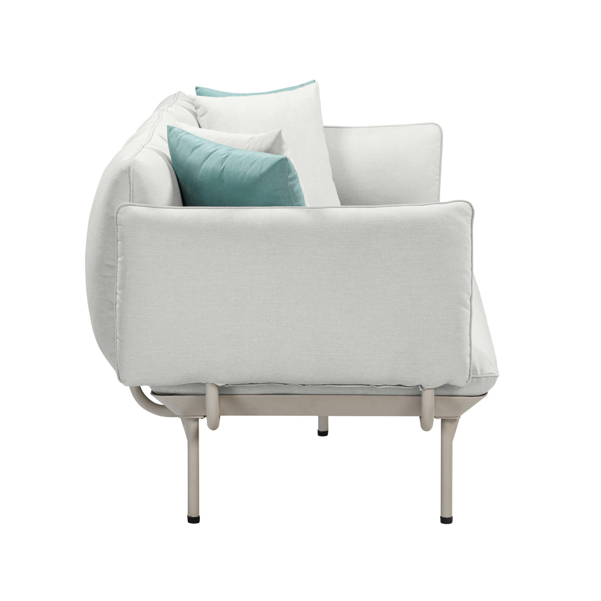 Katti Light Grey Outdoor Sofa by TOV Furniture – photo 4 of 6