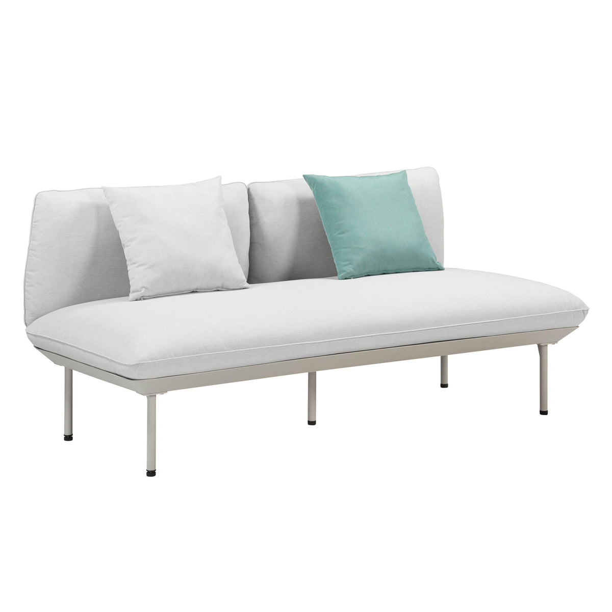 Katti Light Grey Outdoor Loveseat by TOV Furniture – photo 1 of 6