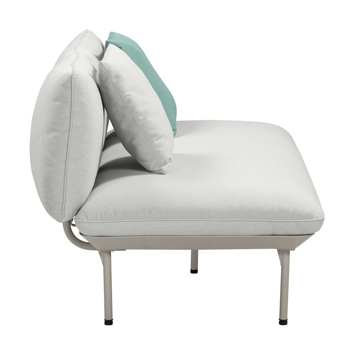 Katti Light Grey Outdoor Loveseat by TOV Furniture – photo 4 of 6