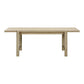 Gata 87 Light Teak Outdoor Rectangular Dining Table by TOV O54272