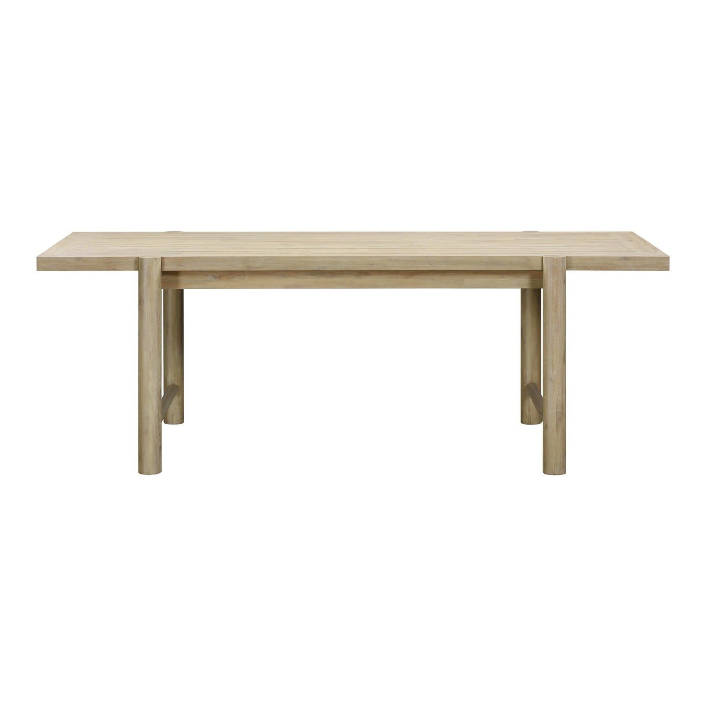 Gata 87 Light Teak Outdoor Rectangular Dining Table by TOV O54272