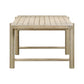 Gata 87 Light Teak Outdoor Rectangular Dining Table by TOV O54272