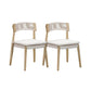 Gata Cream Outdoor Dining Chair Set Of 2 by TOV O54273
