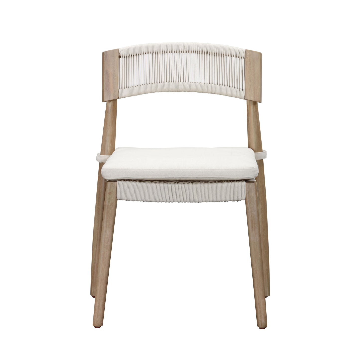 Gata Cream Outdoor Dining Chair Set Of 2 by TOV O54273