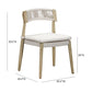 Gata Cream Outdoor Dining Chair Set Of 2 by TOV O54273