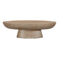 Eclipse 47 Textured Faux Travertine Indoor Outdoor Coffee Table by TOV O54275