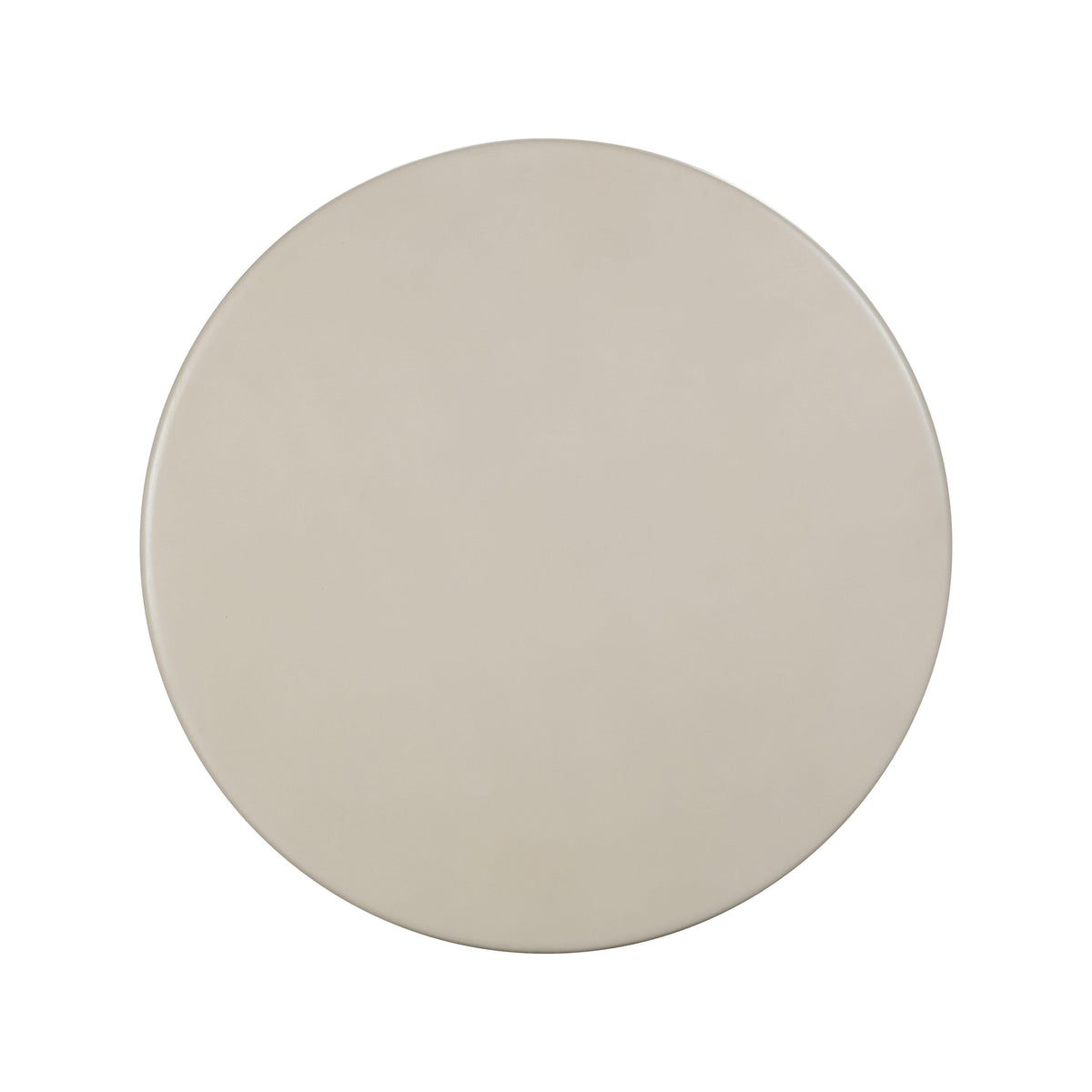Fern 47" Beige Textured Faux Plaster Concrete Indoor / Outdoor Round Dining Table by TOV Furniture – photo 5 of 6