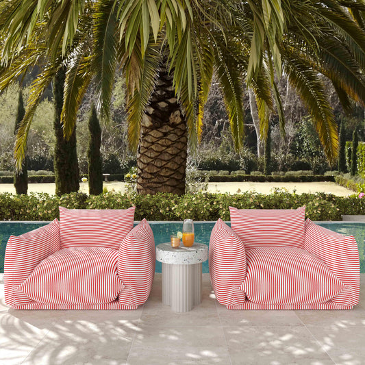 Clover Faux Terrazzo Indoor/Outdoor Round Side Table by TOV Furniture – photo 2 of 7