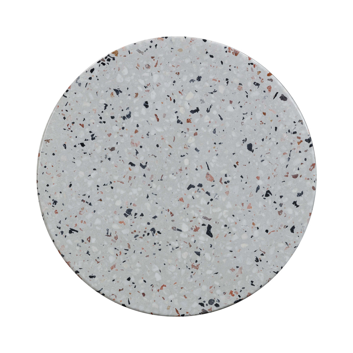 Clover Faux Terrazzo Indoor/Outdoor Round Side Table by TOV Furniture – photo 6 of 7