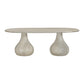 Smooch 87 Concrete Indoor Outdoor Dining Table by TOV O54488