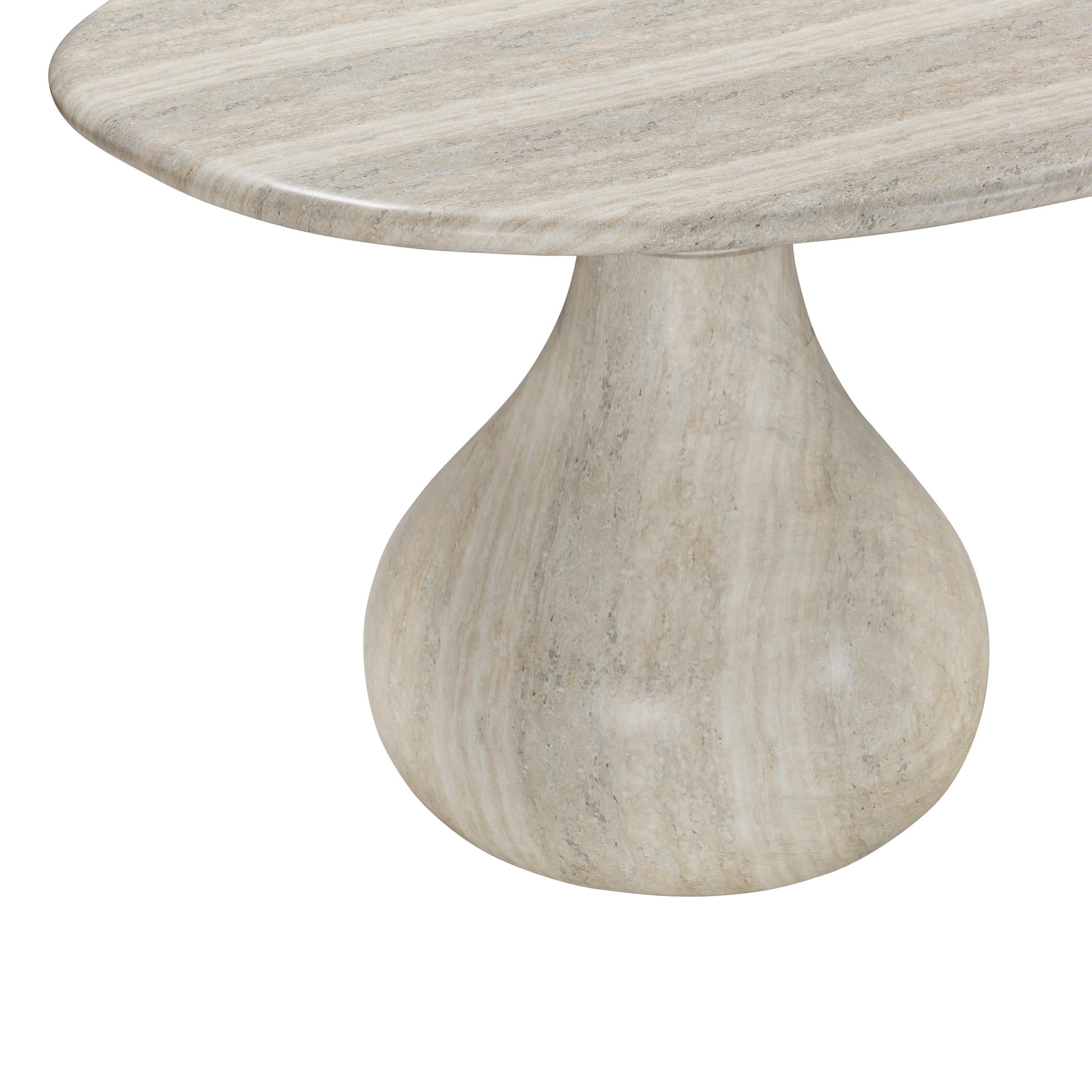 Smooch 87 Concrete Indoor Outdoor Dining Table by TOV O54488