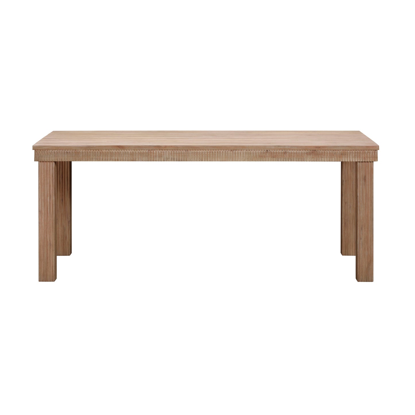 Cassie Natural Outdoor Rectangular Dining Table 75 108 by TOV O54292