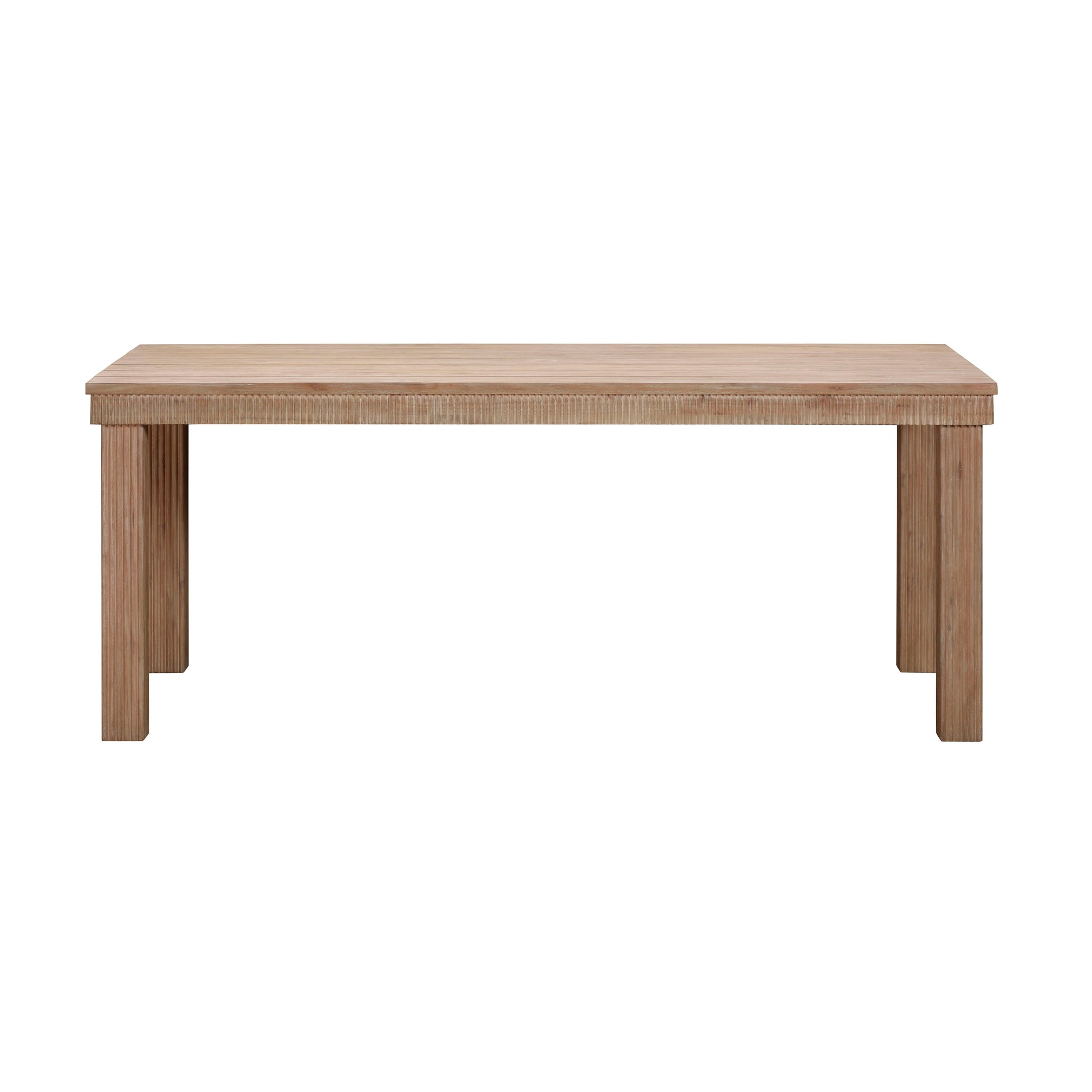 Cassie Natural Outdoor Rectangular Dining Table 75 108 by TOV O54293