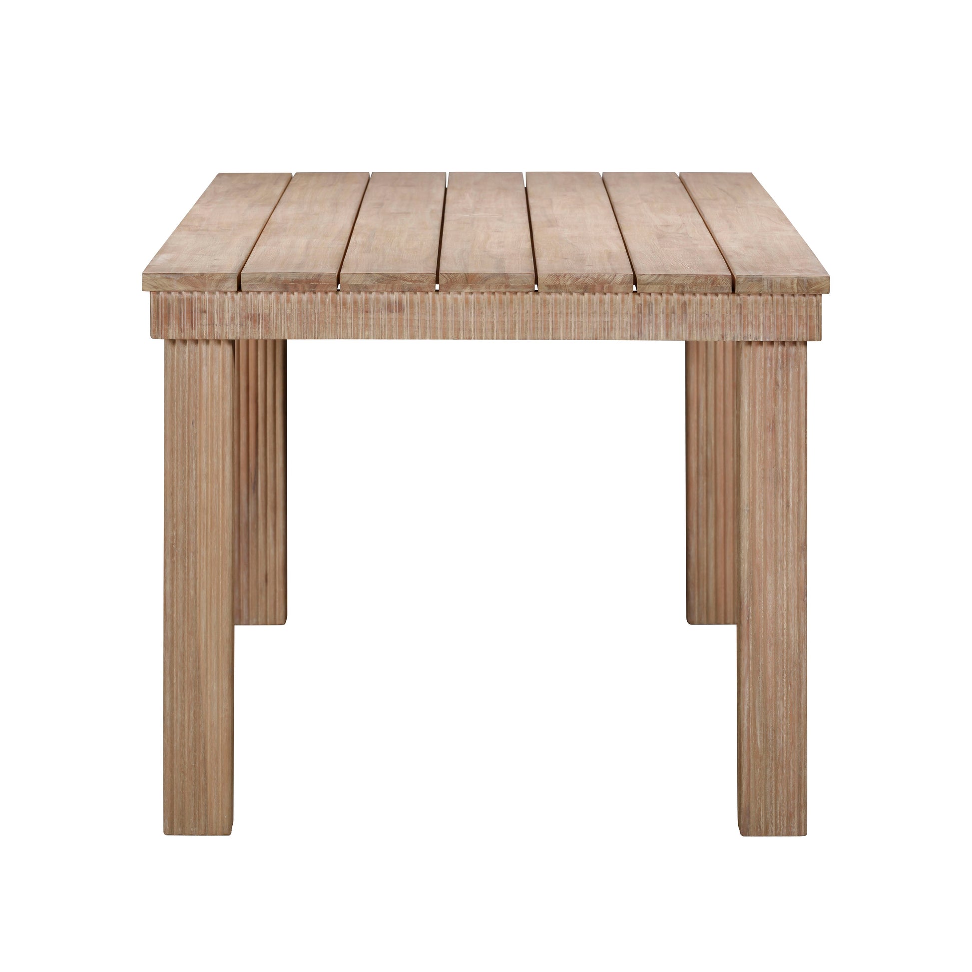 Cassie Natural Outdoor Rectangular Dining Table 75 108 by TOV O54292