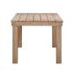 Cassie Natural Outdoor Rectangular Dining Table 75 108 by TOV O54293