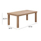 Cassie Natural Outdoor Rectangular Dining Table 75 108 by TOV O54293