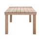 Cassie Natural Outdoor Rectangular Dining Table 75 108 by TOV O54292