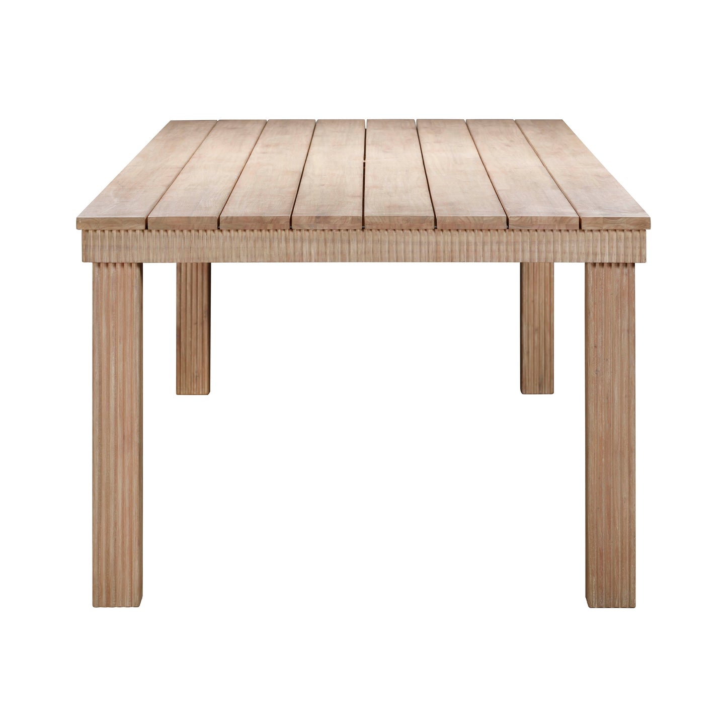Cassie Natural Outdoor Rectangular Dining Table 75 108 by TOV O54293