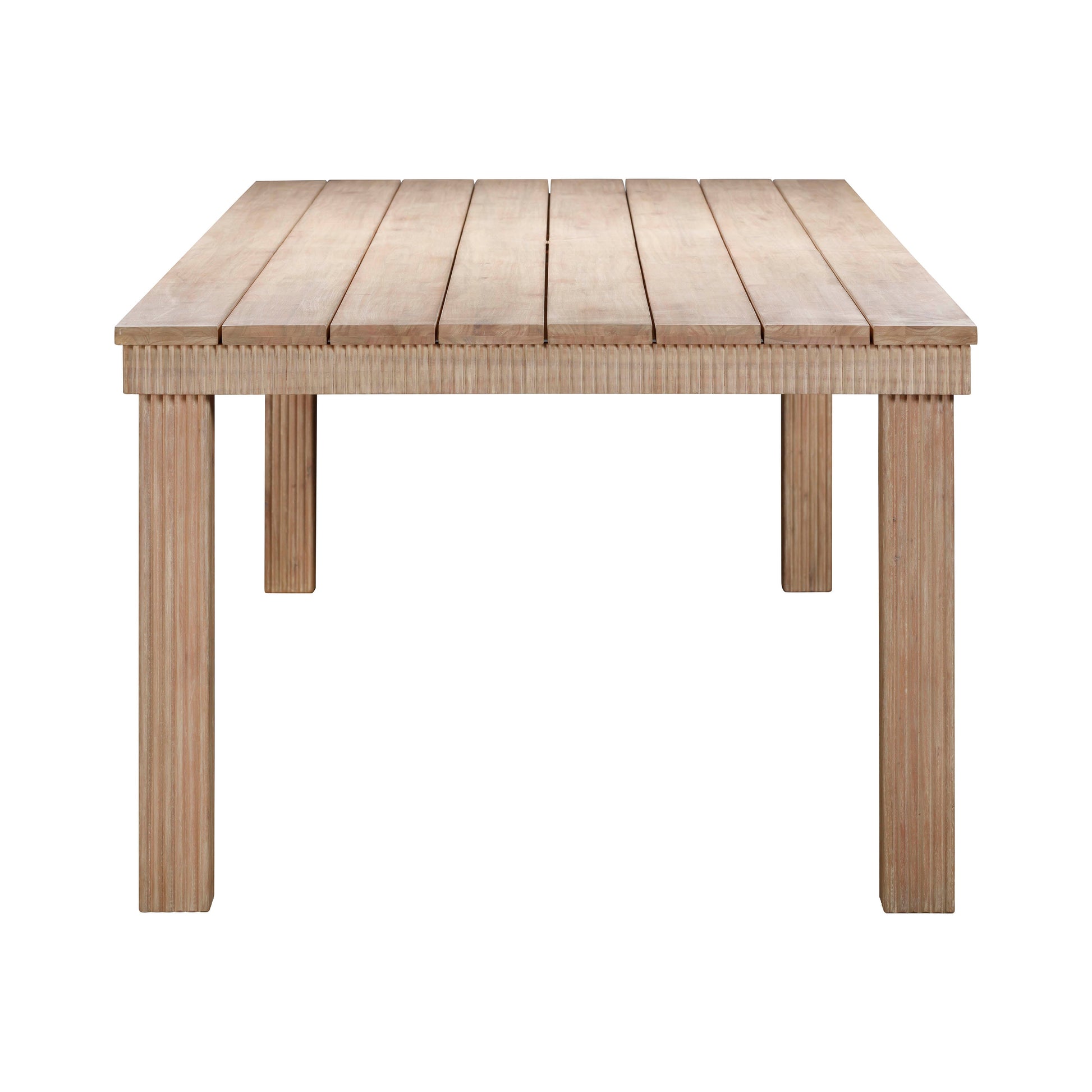 Cassie Natural Outdoor Rectangular Dining Table 75 108 by TOV O54293