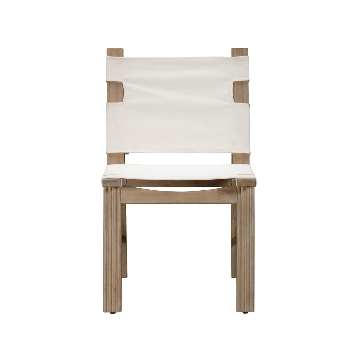 Cassie Cream Outdoor Dining Chair - Set of 2 by TOV Furniture – photo 4 of 7