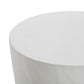 Margot Light Grey Faux Plaster Indoor Outdoor Concrete Stool by TOV O54298