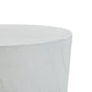 Margot Light Grey Faux Plaster Indoor Outdoor Concrete Stool by TOV O54298