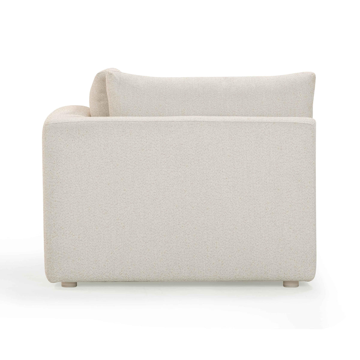 Hangover Cream Performance Fabric Outdoor Modular Corner Chair by TOV Furniture – photo 5 of 8