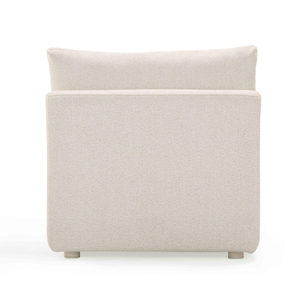 Hangover Cream Performance Fabric Outdoor Modular Armless Chair by TOV Furniture – photo 5 of 8