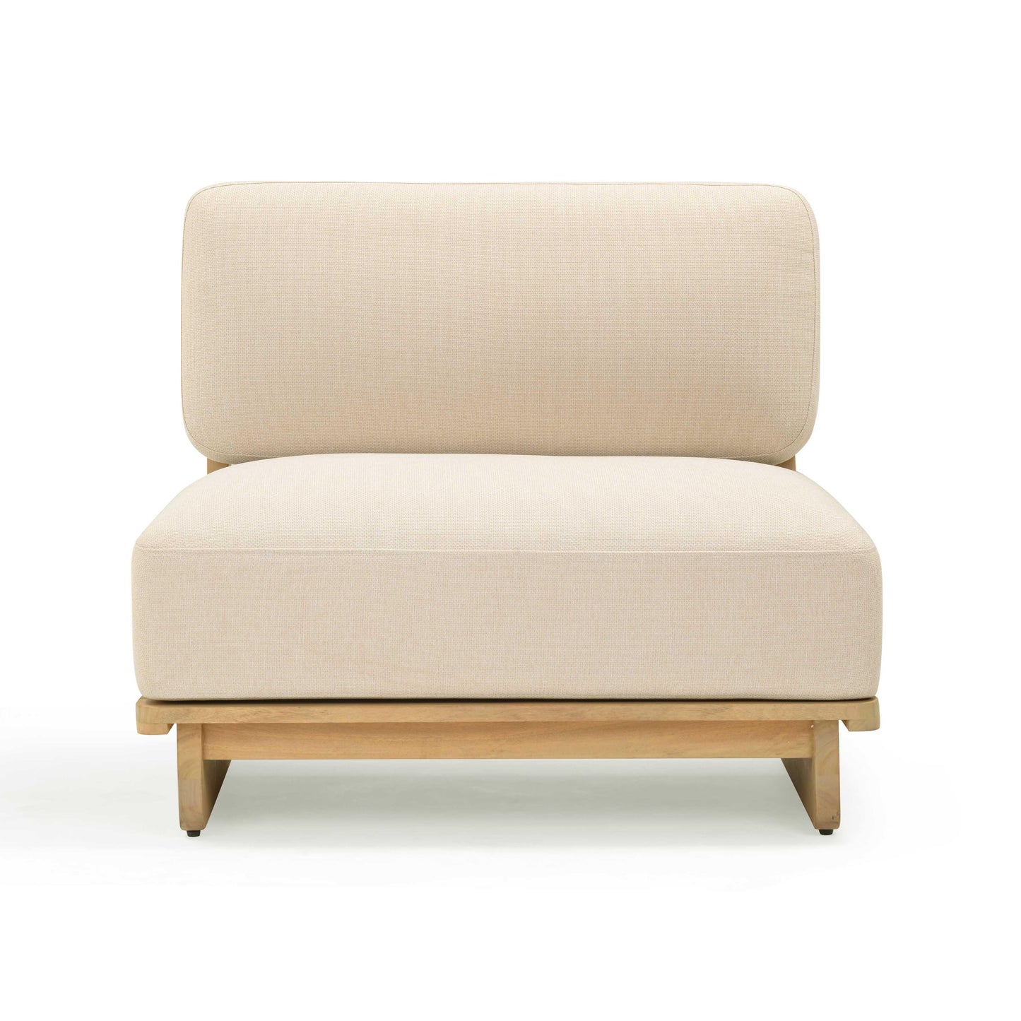 Reavan Cream Outdoor Lounge Chair by TOV O54455