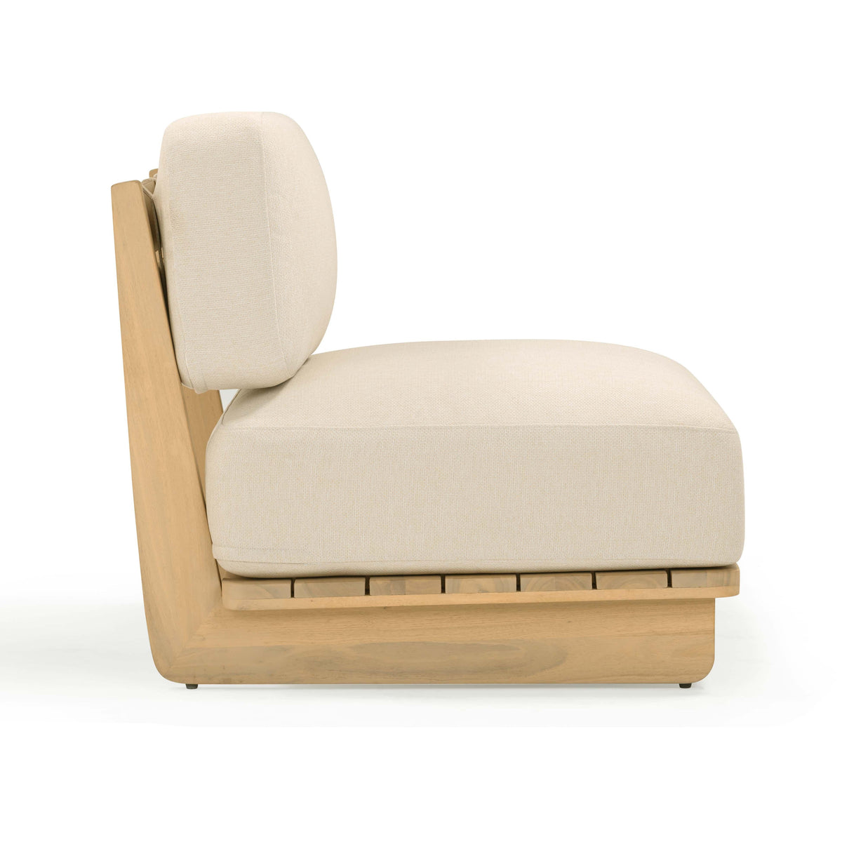 Reavan Cream Performance Fabric Outdoor Lounge Chair by TOV Furniture – photo 4 of 7