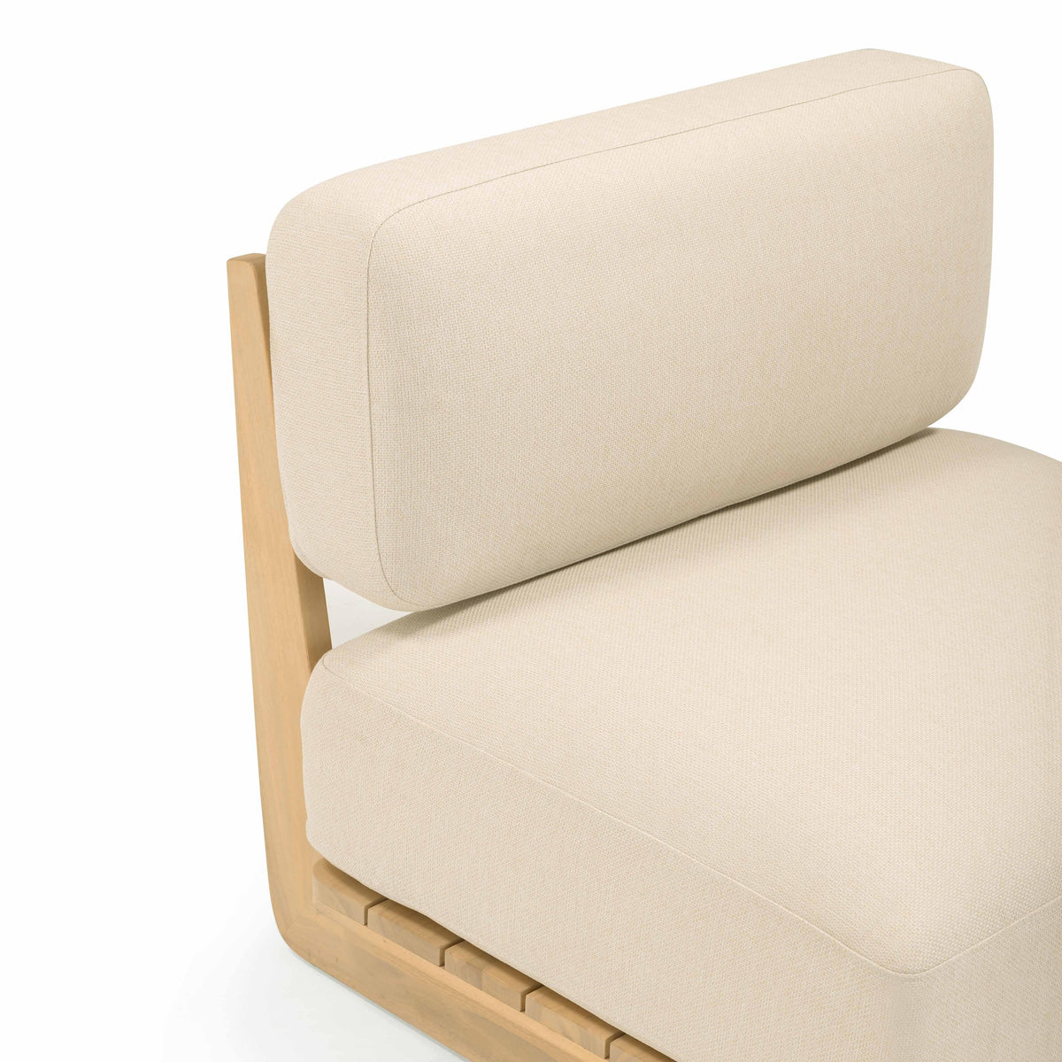 Reavan Cream Performance Fabric Outdoor Lounge Chair by TOV Furniture – photo 5 of 7