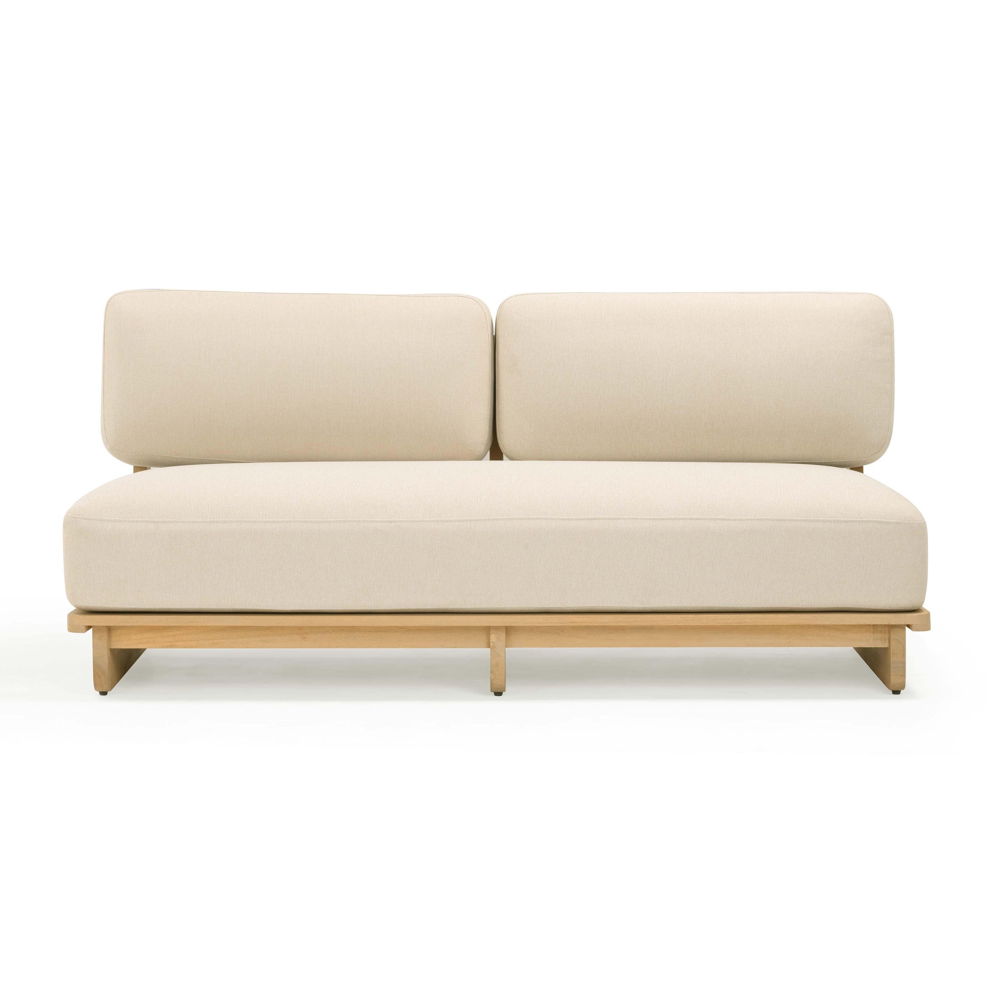 Reavan 67 Cream Outdoor Lounge Sofa by TOV O54456